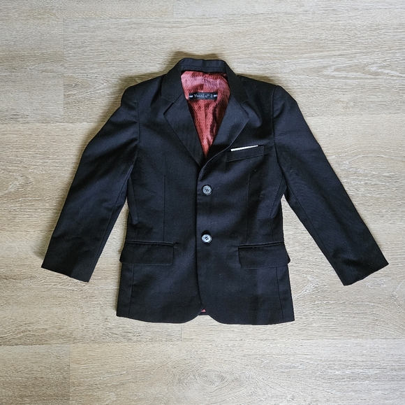 Yuan Lu Boys Tuxedo Suit (Coat & Vest) - Size 6 - Picture 2 of 11